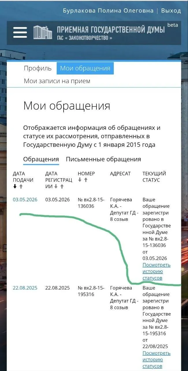 Юристка и волонтёрка направила депутатке Госдумы требование ускорить разработку законопроектов об охранных ордерах и других мерах защиты пострадавших; пока после одобрения экспертами законодатели не приступили к реализации.