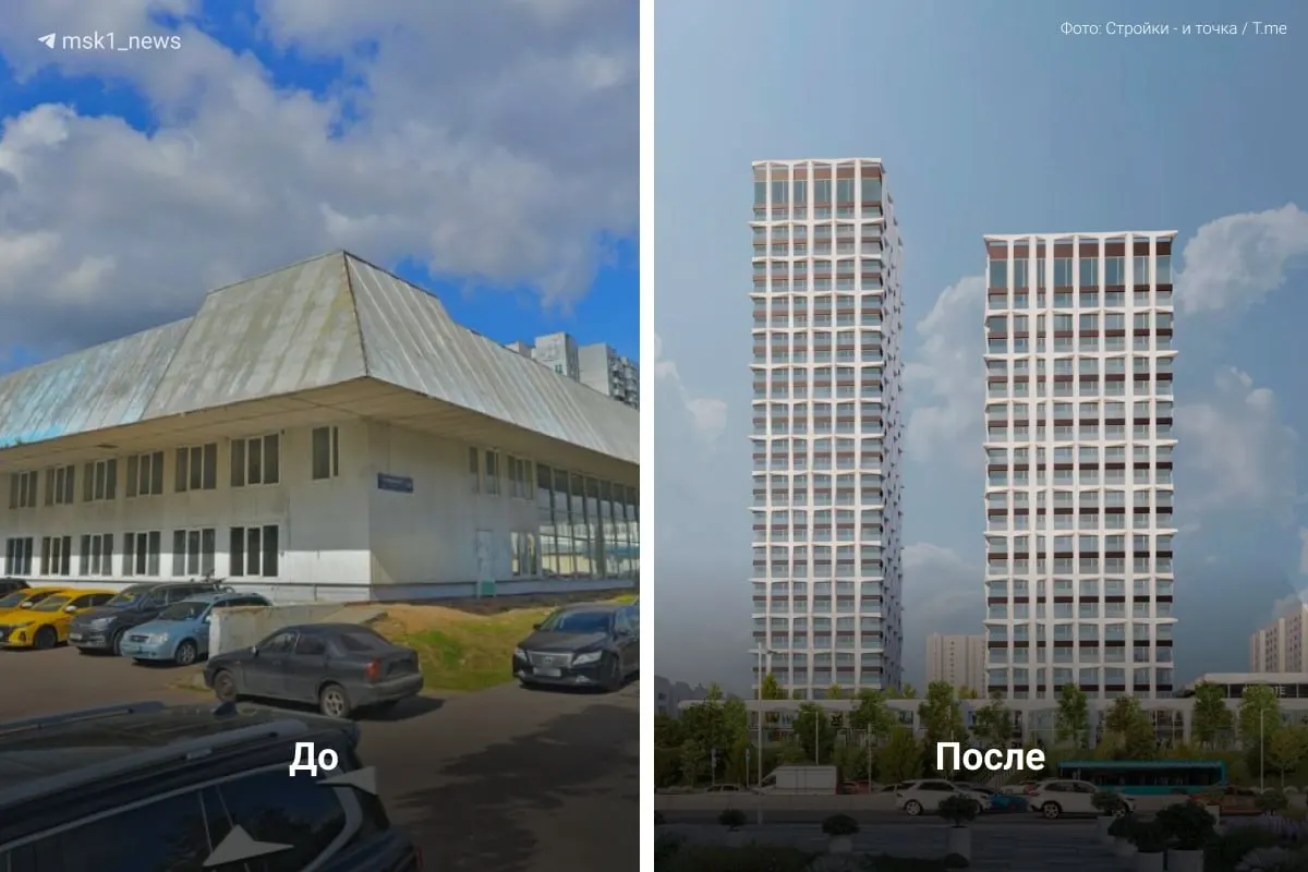 Власти одобрили проект строительства двух жилых башен и торгового центра на месте пустующего здания по адресу Варшавское шоссе, вл. 146.