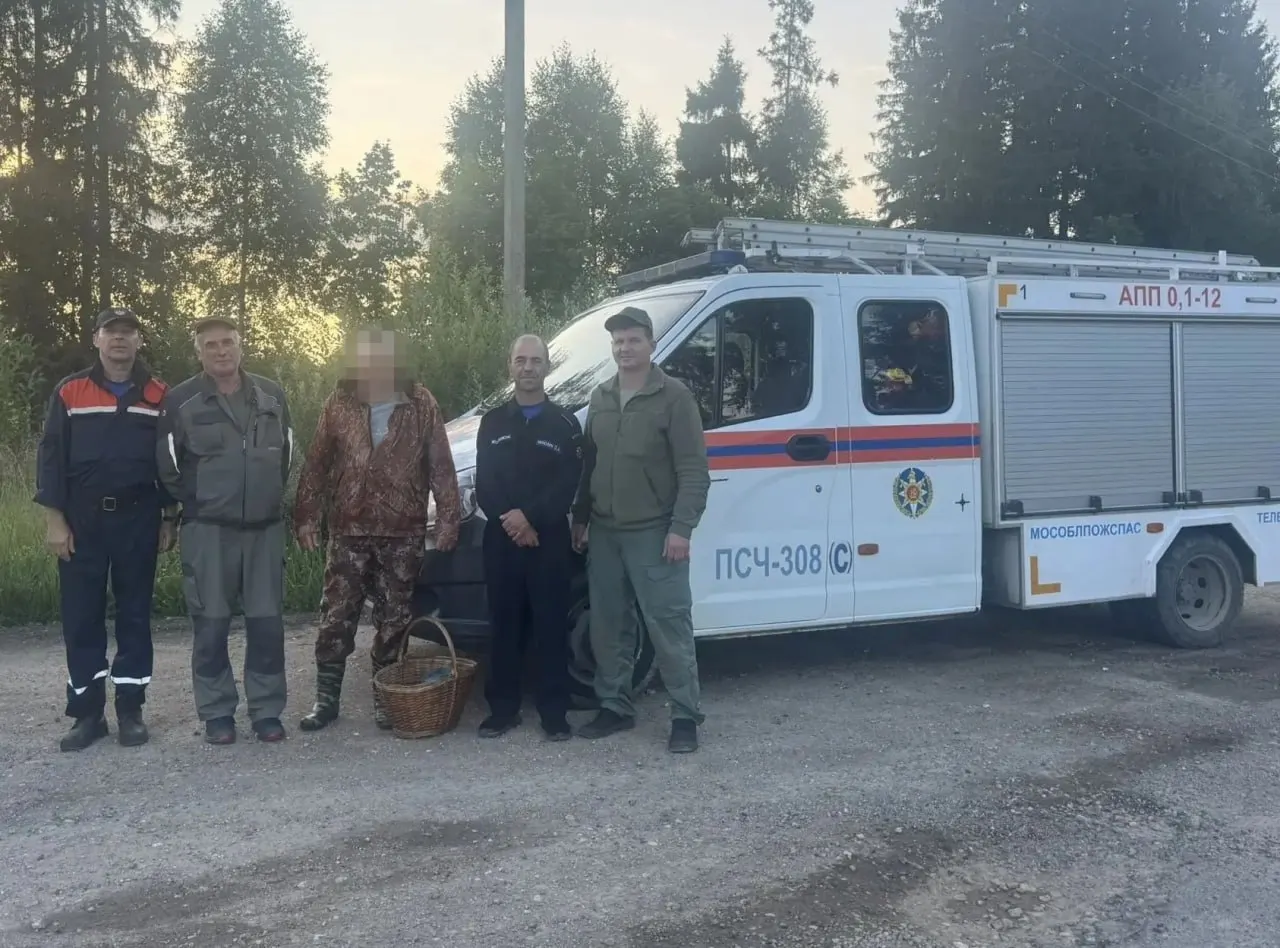 В Можайском, Талдомском и Чеховском округах спасатели и волонтёры за сутки вывели из леса четырёх человек, которые потерялись во время грибной прогулки.