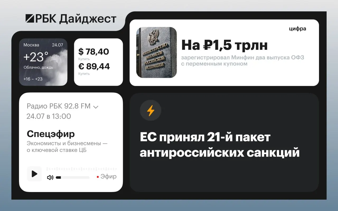 Краткий дайджест ключевых событий: международная повестка, решения в энергосекторе и происшествия.