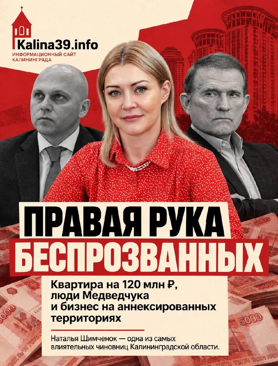 Расследование показывает, как чиновники из Калининградской области и их окружение использовали войну ради выгоды через госпрограммы и недвижимость стоимостью около 120 млн рублей.